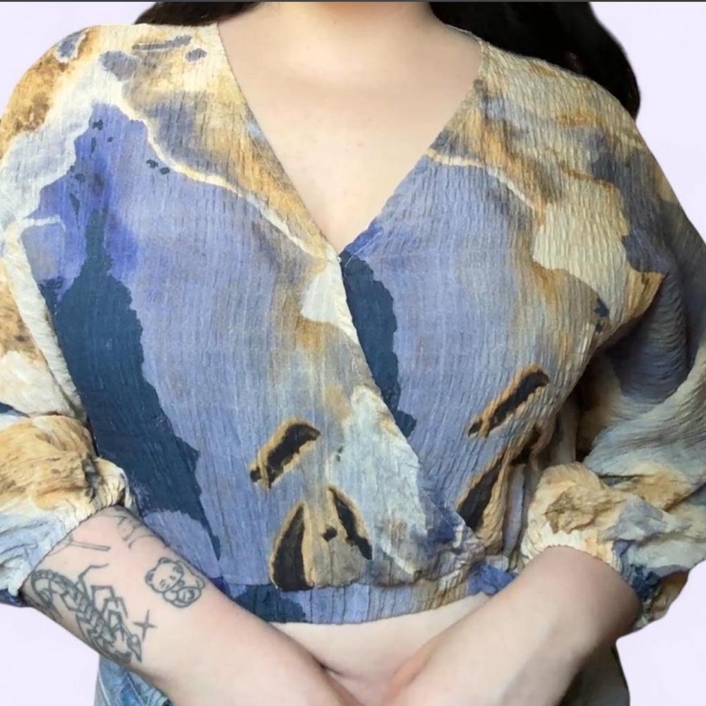 Abstract Print Women's Top